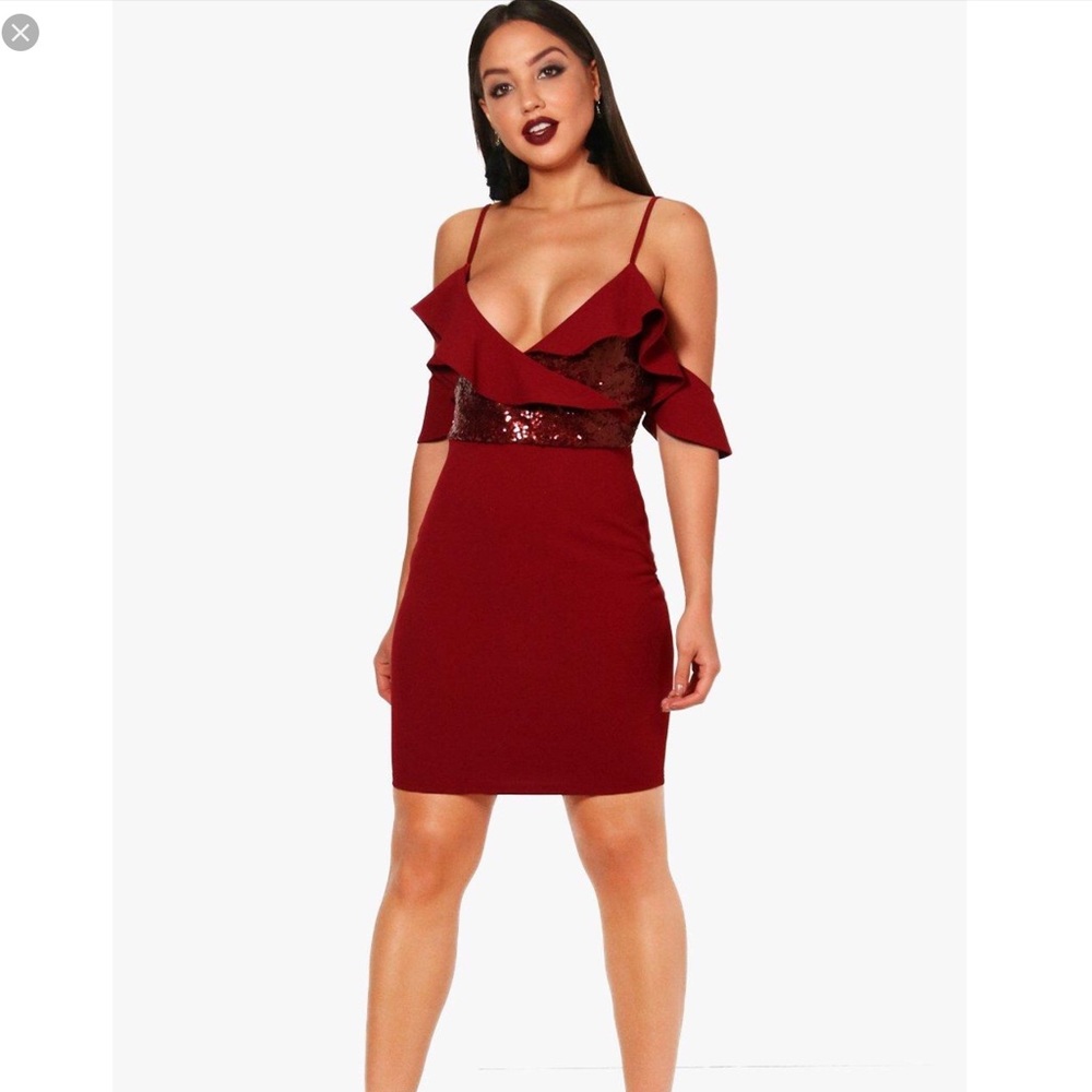 NWT boohoo bodycon dress sz 6